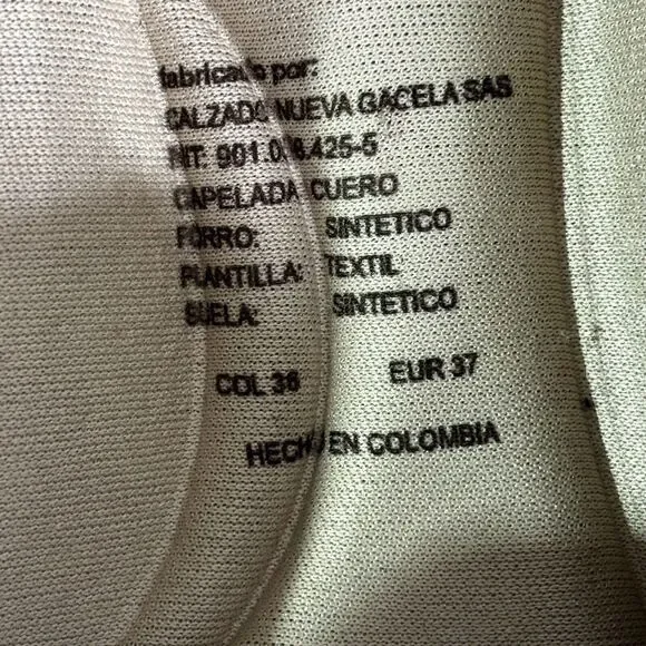 Calzado Shoes Womens Calzado Nueva Gacela SAS Size 6.5 Bronze Slip On Bit Leaves - Picture 10 of 10